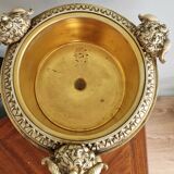 19th century Empire style gilded bronze cassolette lamp