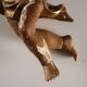 Pair of ancient cherubs in carved lacquered and gilded wood, Italy, 18th century.