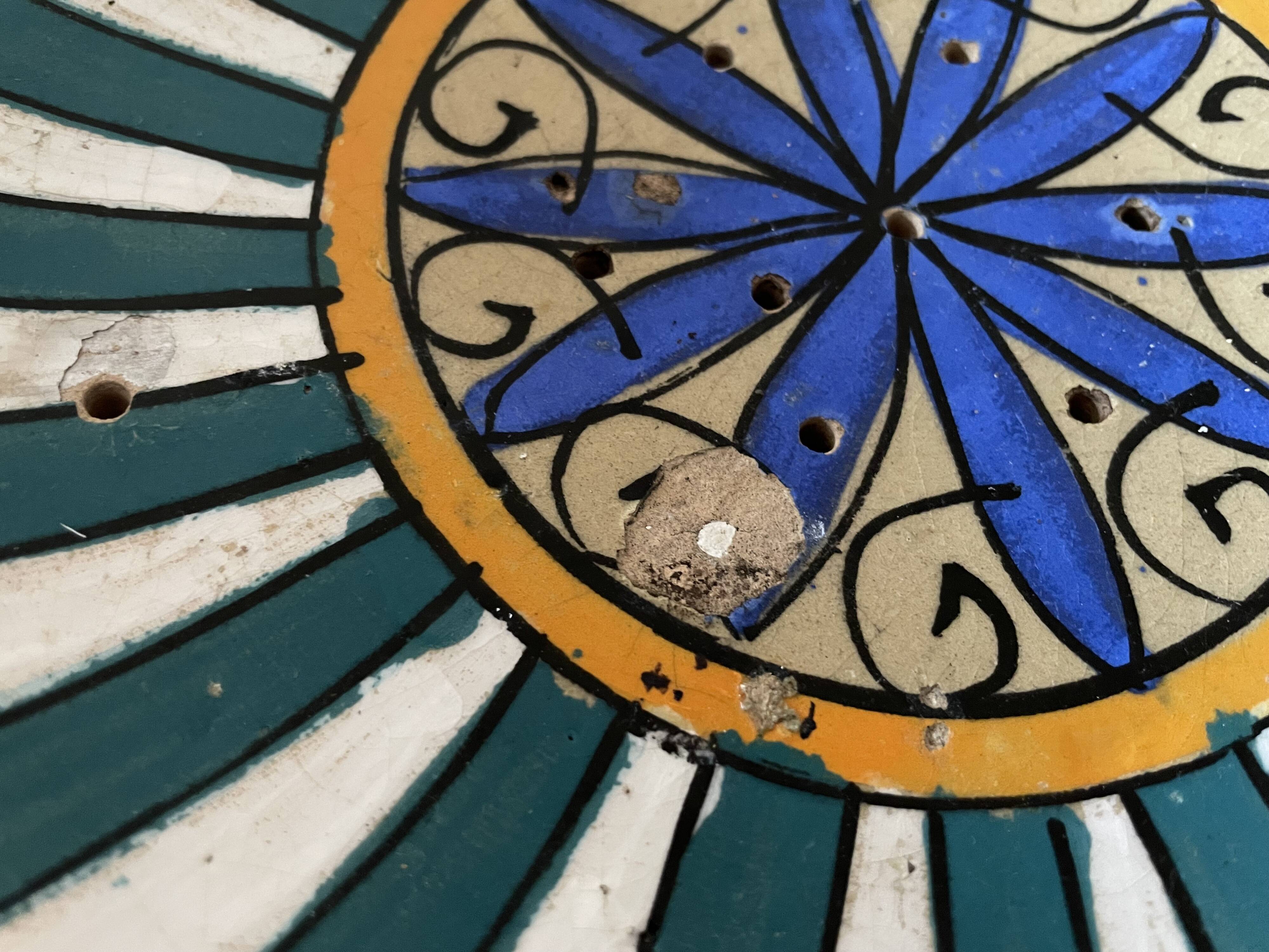 Old pierced dish Maghreb crafts