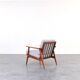 Fauteuil en teck danois des années 1960.