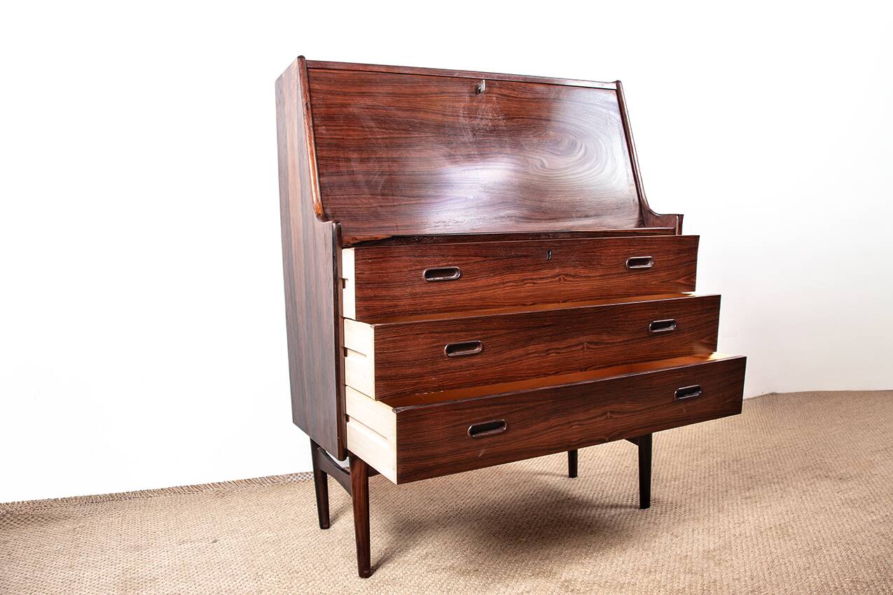Danish secretary in rosewood model 37 by Arne Wahl Iversen 1960.