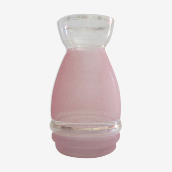 Vase à jacynthe en verre granité