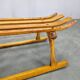1930s Oak Wooden Sled, Czechoslovakia, Alpine Rustic Piece