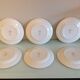 Six flat plates decor Sully by Ceranord/ vintage 50/60s