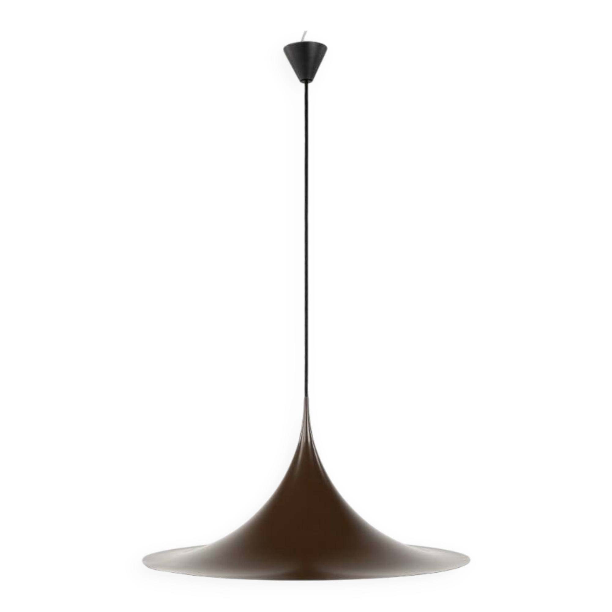 Brown “Witches Hat” pendant lamp by Claus Bonderup & Torsten Thorup for Fog & Morup