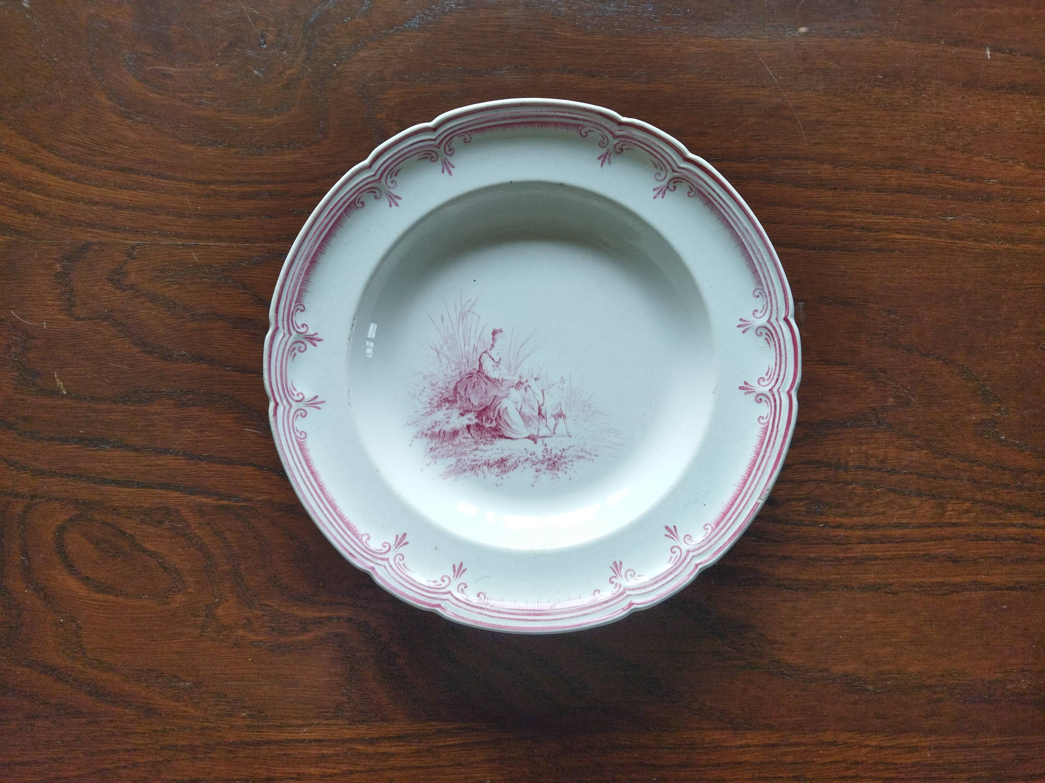 Boulenger & Cie Choisy ironstone deep plate