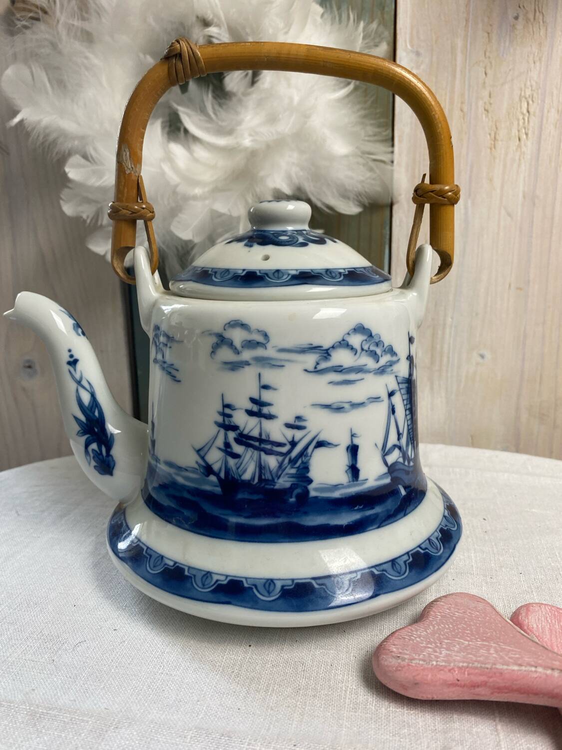 Porcelain teapot