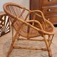 Vintage rattan & bamboo armchair from the 60s