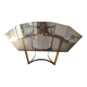 70s style glass table by Roche Bobois