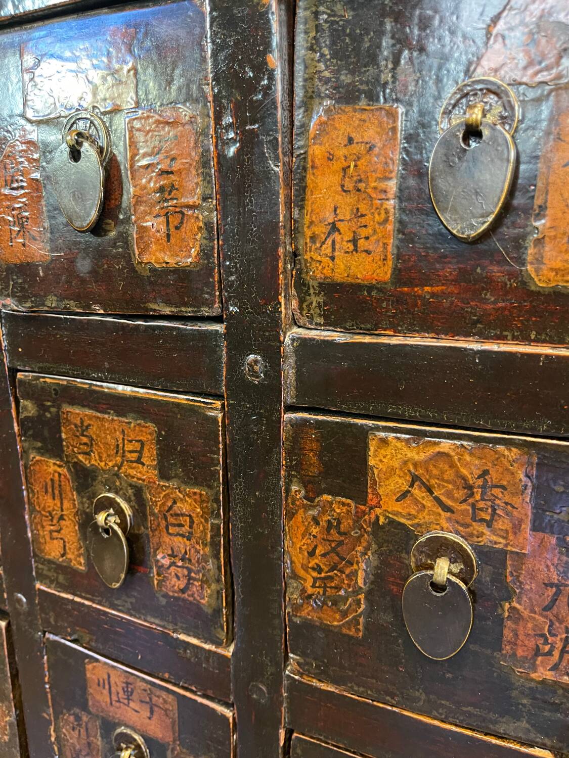 Antique Chinese apothecary cabinet