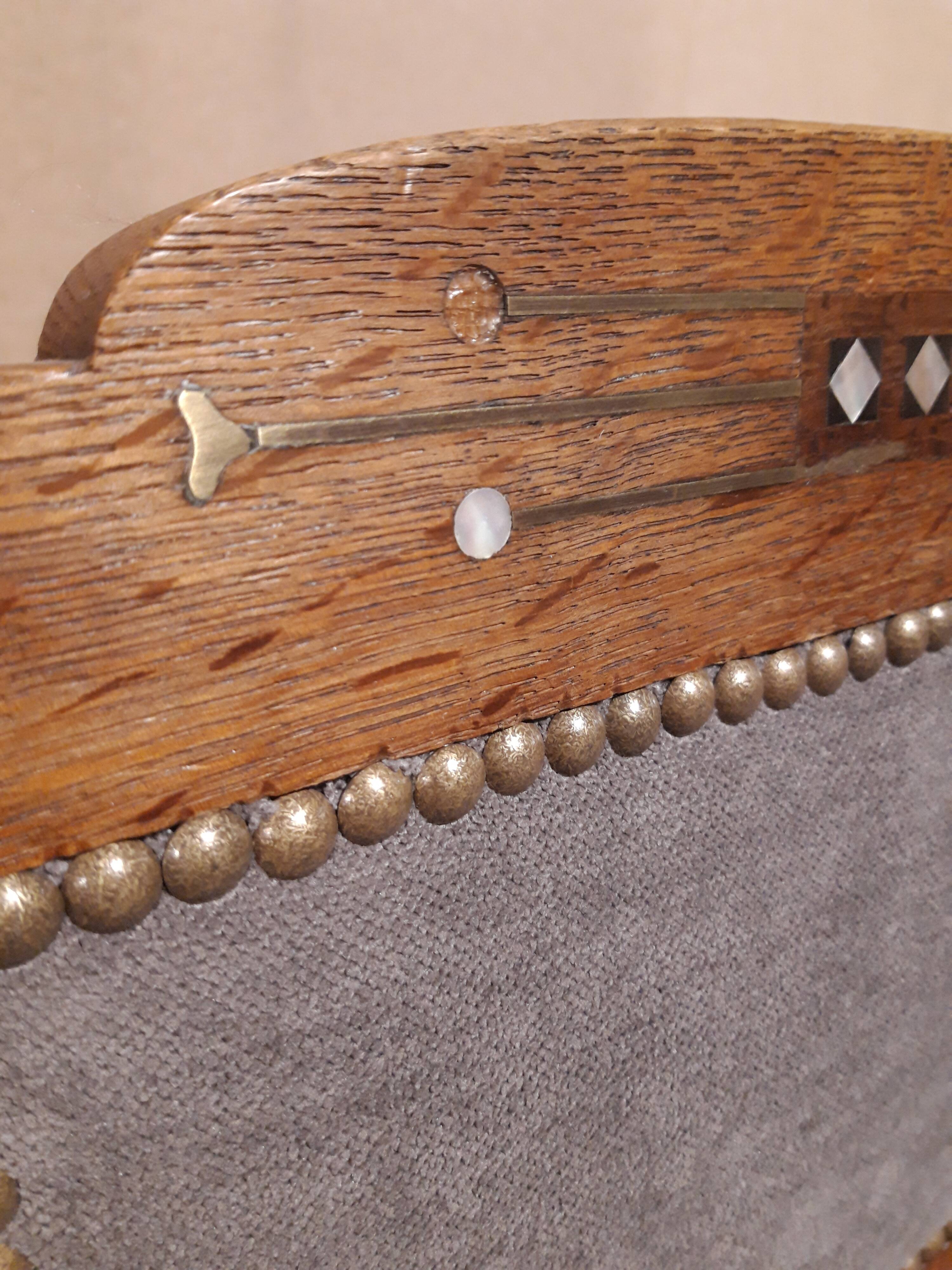 Paire d'anciens fauteuils Arts and Crafts