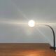 Cobra Snake clamp table lamp from the space age, 1970s