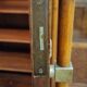 Important Art Deco library in amboyna and mahogany veneer.
