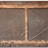 Oil on canvas House by the river