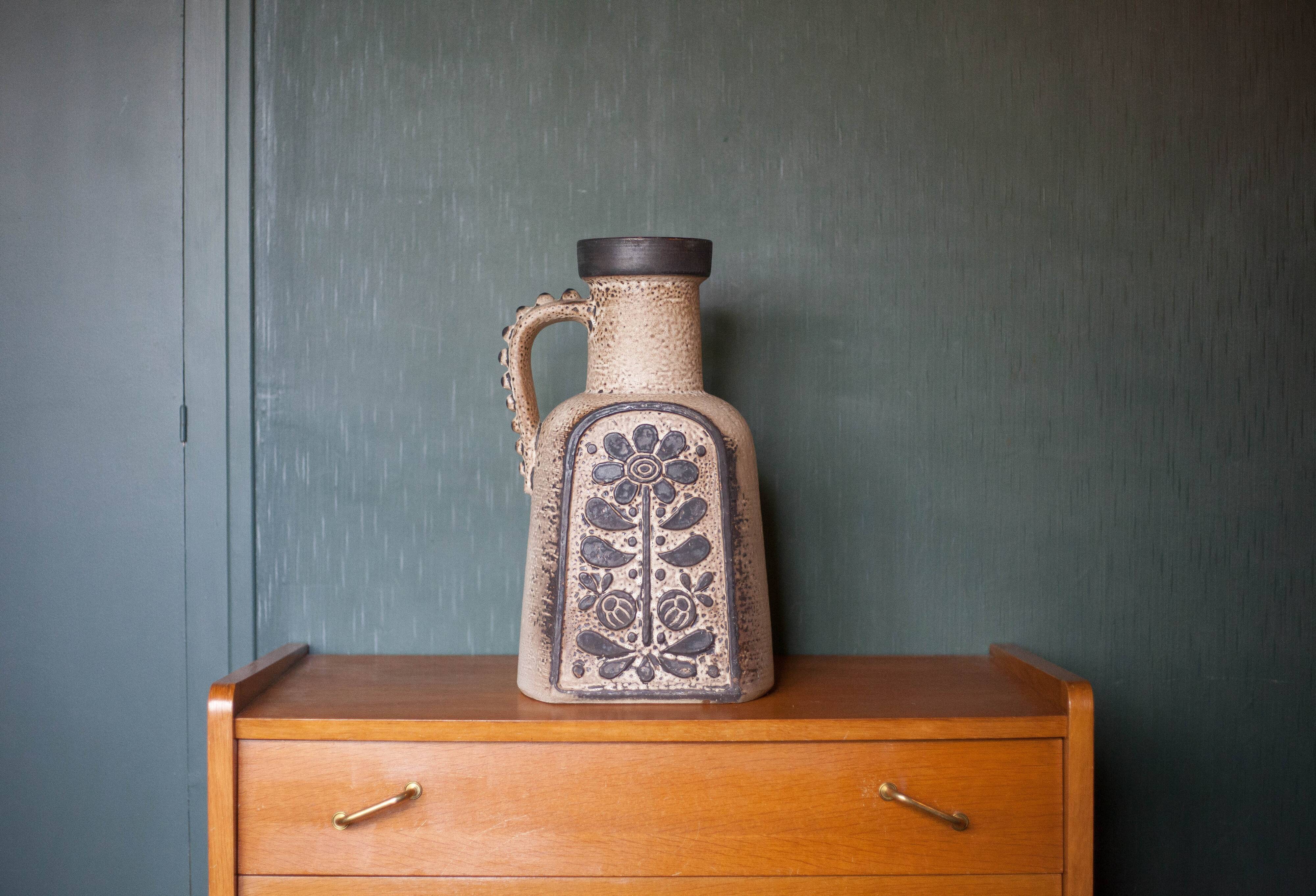 Ceramic vase Germany ,Carstens Tönnieshof Luxus Series Designed by Dieter Peter 70's