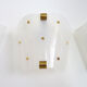 Lot of 3 brass and Rockabilly plexiglass wall light year 50
