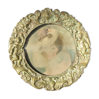 Small bronze frame