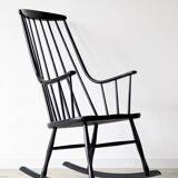 Vintage rocking chair Grandessa, Lena Larsson edition Nesto, 1960.