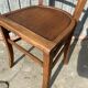 Pair of mismatched bistro chair