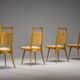 Mid-century modern dining chairs attributed to Ernst Martin Dettinger for Lucas Schnaidt, 1950s, set of 4