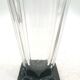 Vase en cristal avec 800 applications de raisins en argent - années 1970, production italienne
