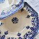 6 assiettes creuses terre de fer Longchamp Rouen XIXe siècle