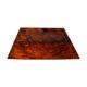 Rectangular tray in lucite décor fake tortoise-shell circa 1970