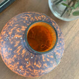 Vase ball glass paste signed Delatte Nancy art nouveau