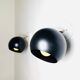 A5-1300 Globe Wall Lamps In Black By Raak Amsterdam, The Netherlands 1970S