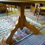 Old cherry pedestal table
