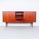 Vintage Bartels werken teak highboard, 1960's