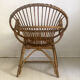Fauteuil en rotin vintage 60's