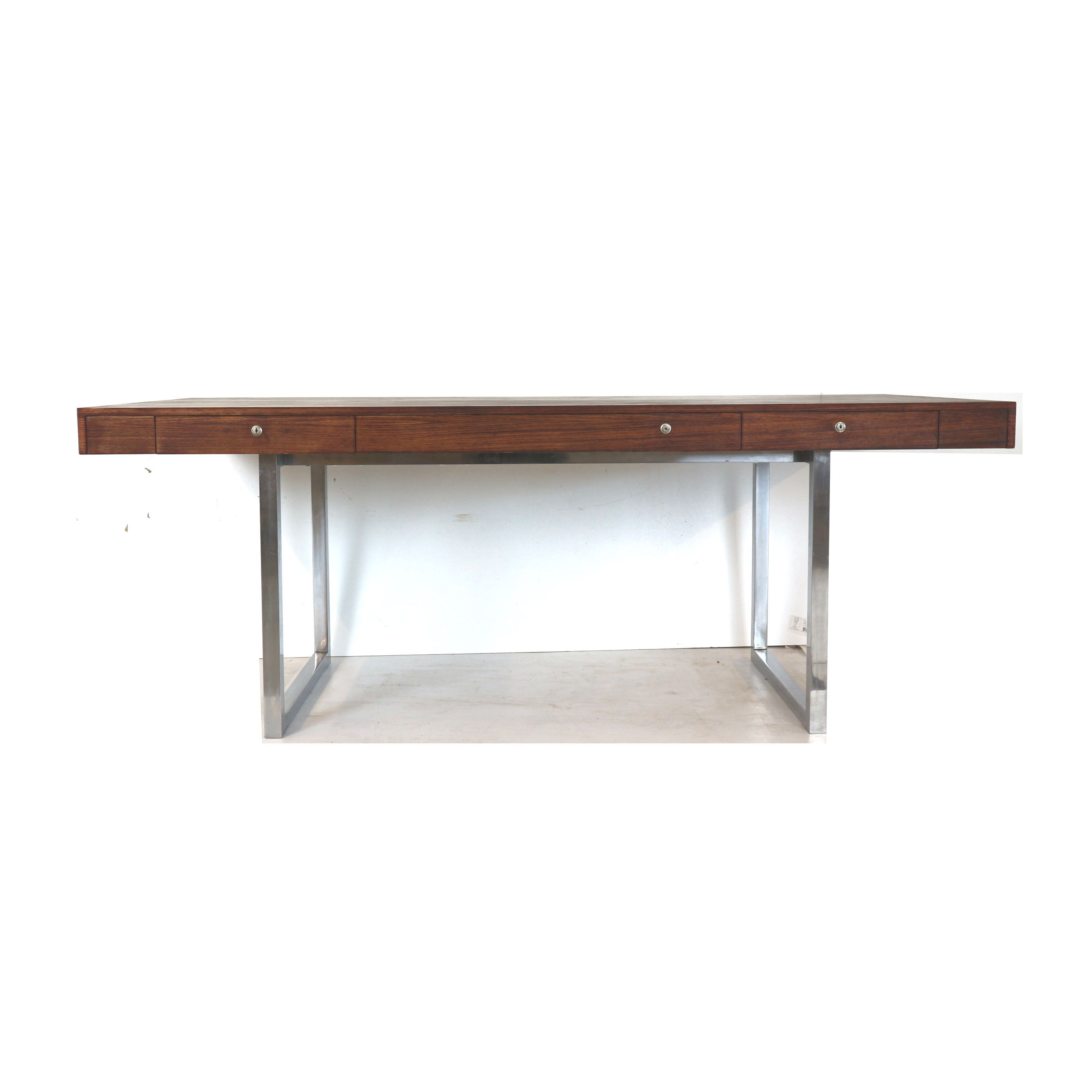 Desk with 2 drawers and flap made in the 1960s