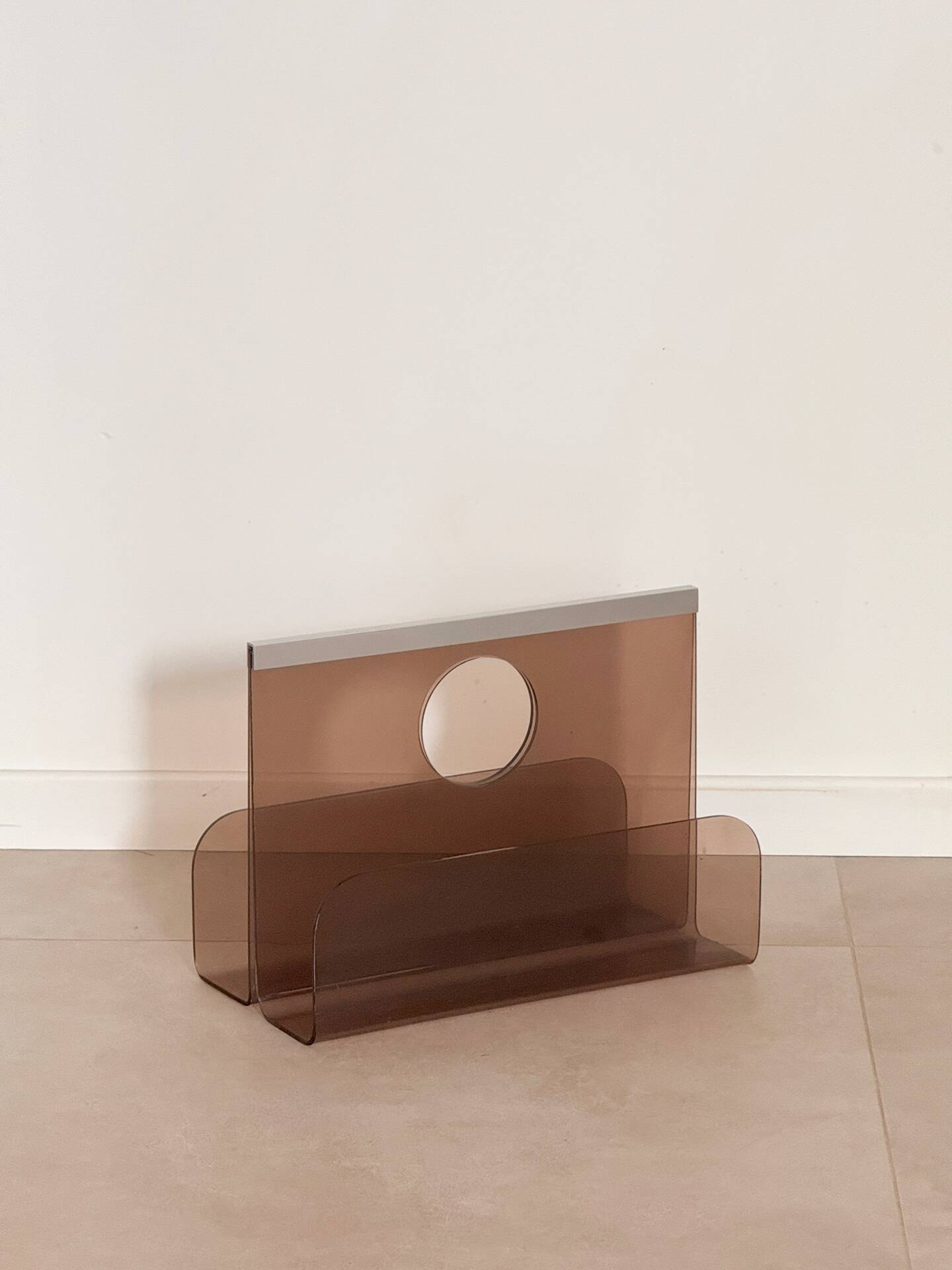 Magazine rack Michel Dumas Plexiglas