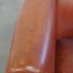 Cowhide Leather Club Armchair in a Cognac Color