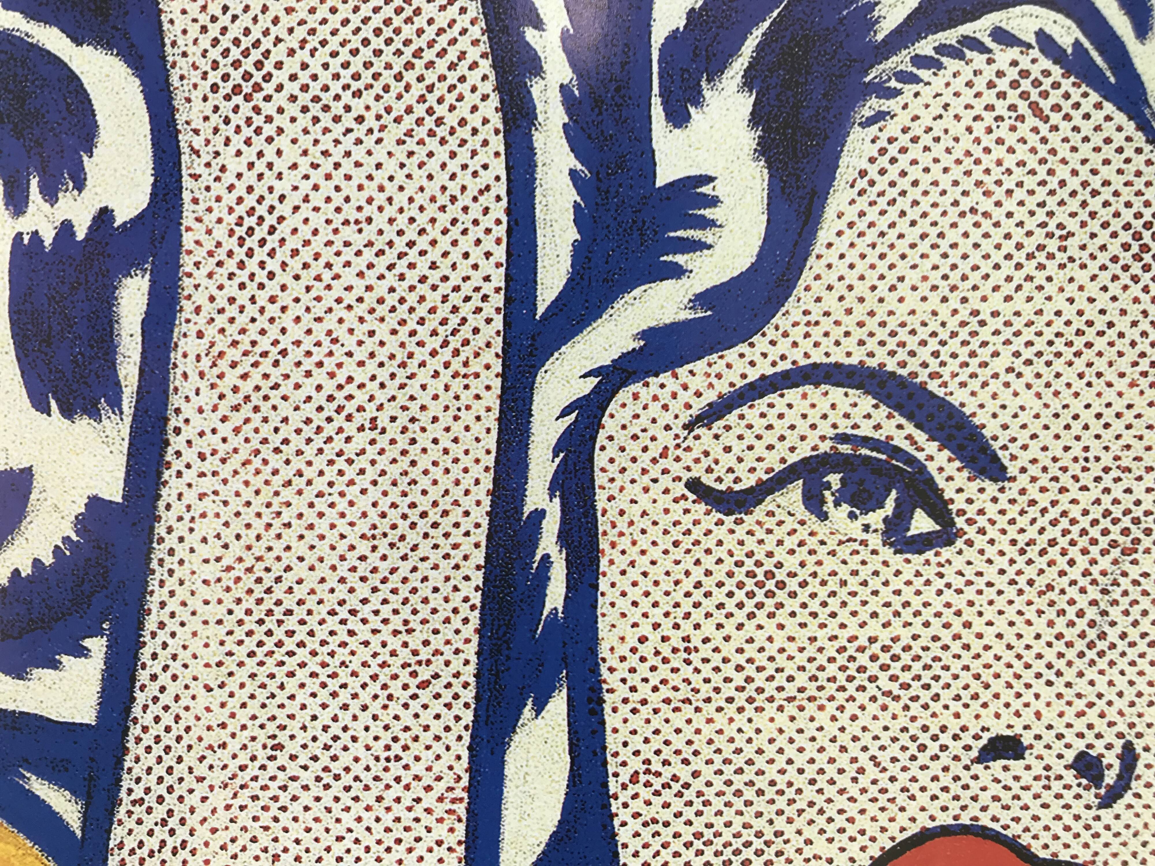 Poster roy lichtenstein girl with ball / l'art du xxe siècle, 2005