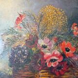 Still life with forget-me-nots