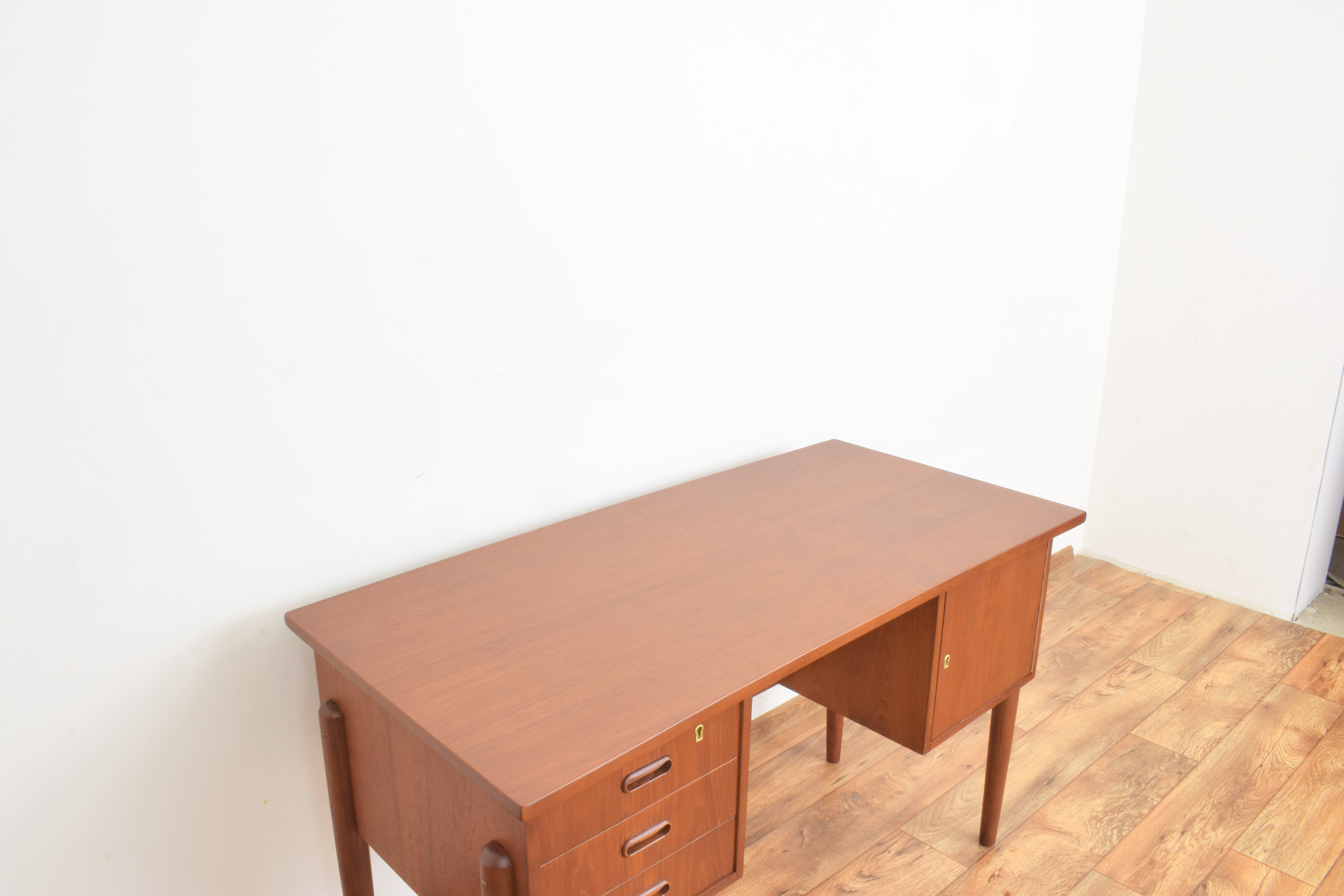 Mid-Century Danish Teak Desk, 1960s.