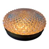 Mid-century crystal glass ceiling light