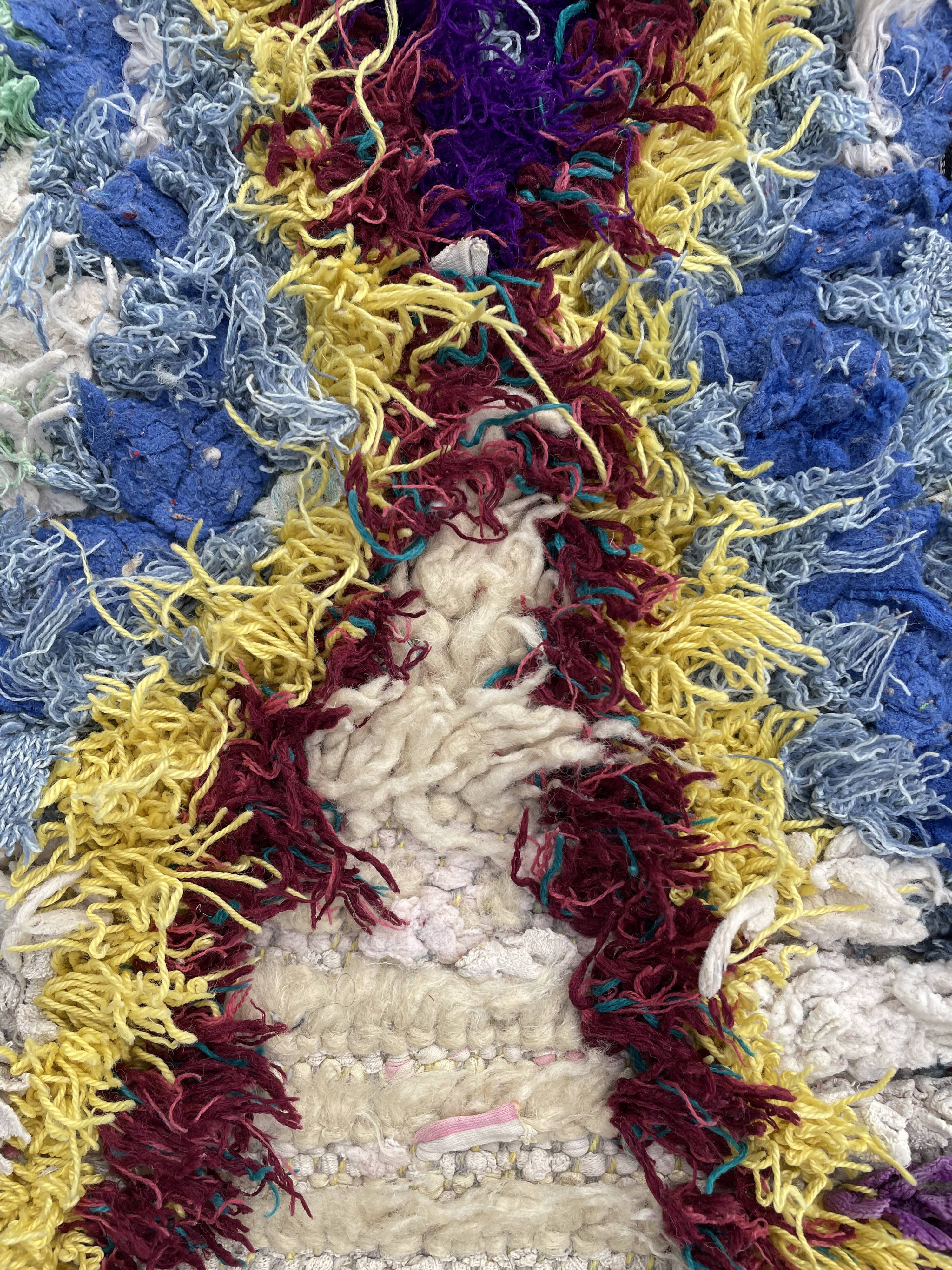 Moroccan Carpet Berbere Boucherouite