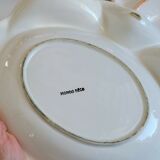 6 compartmentalized plates form crustacean crab