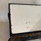 Guéridon vintage 1970 artisanat fait main miroir oriental - 60 x 30 cm