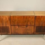 Vintage Schaub Lorenz Enfilade Hifi with its Two Speakers