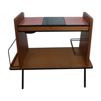 Vintage console furniture wood and formica