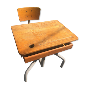 bureau d'écolier vintage