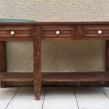 Old solid wood counter