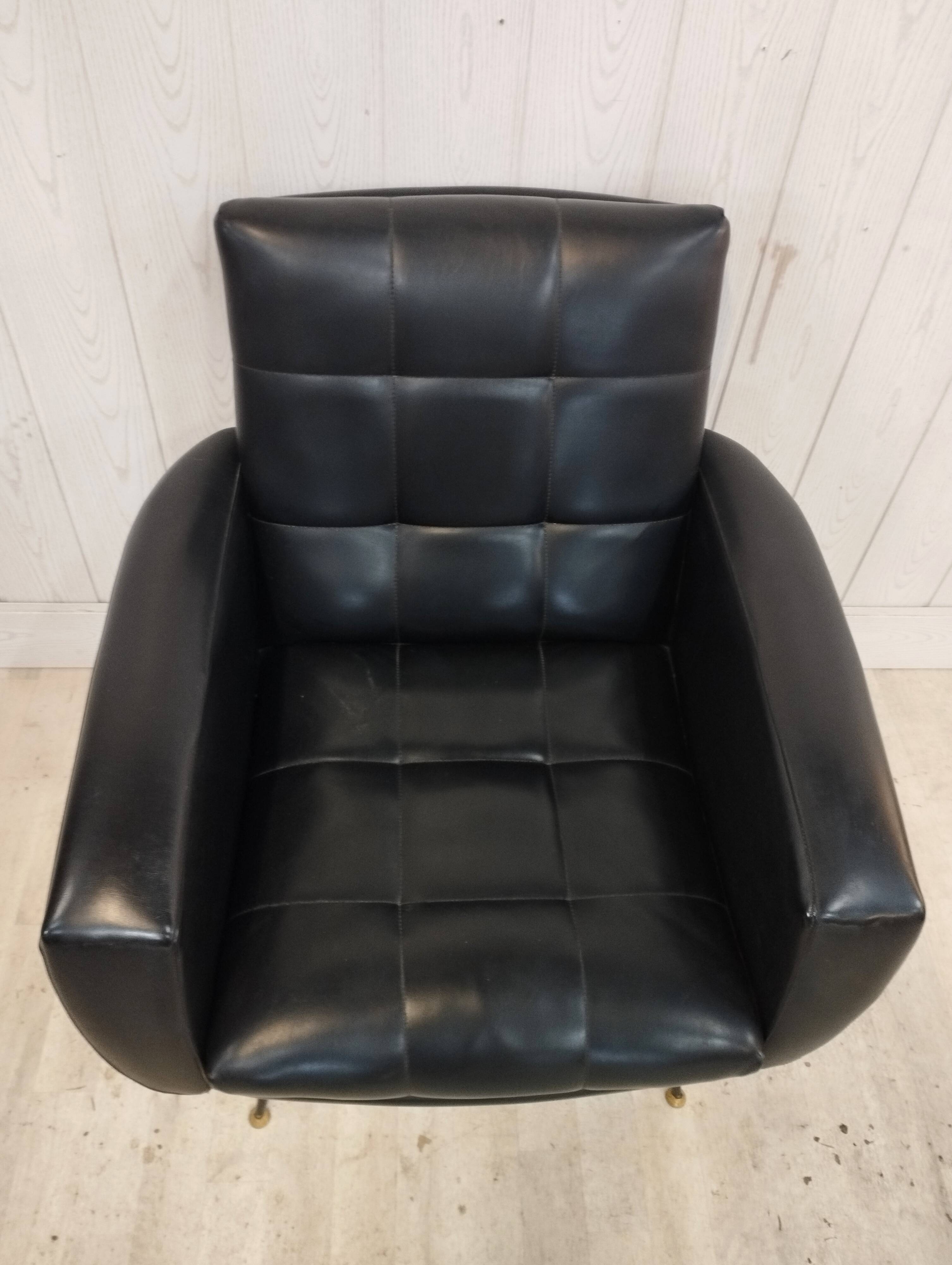 3-seater sofa and 2 vintage armchairs feet compass