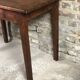 Side table / small desk in waxed walnut fir 1900s/1920s