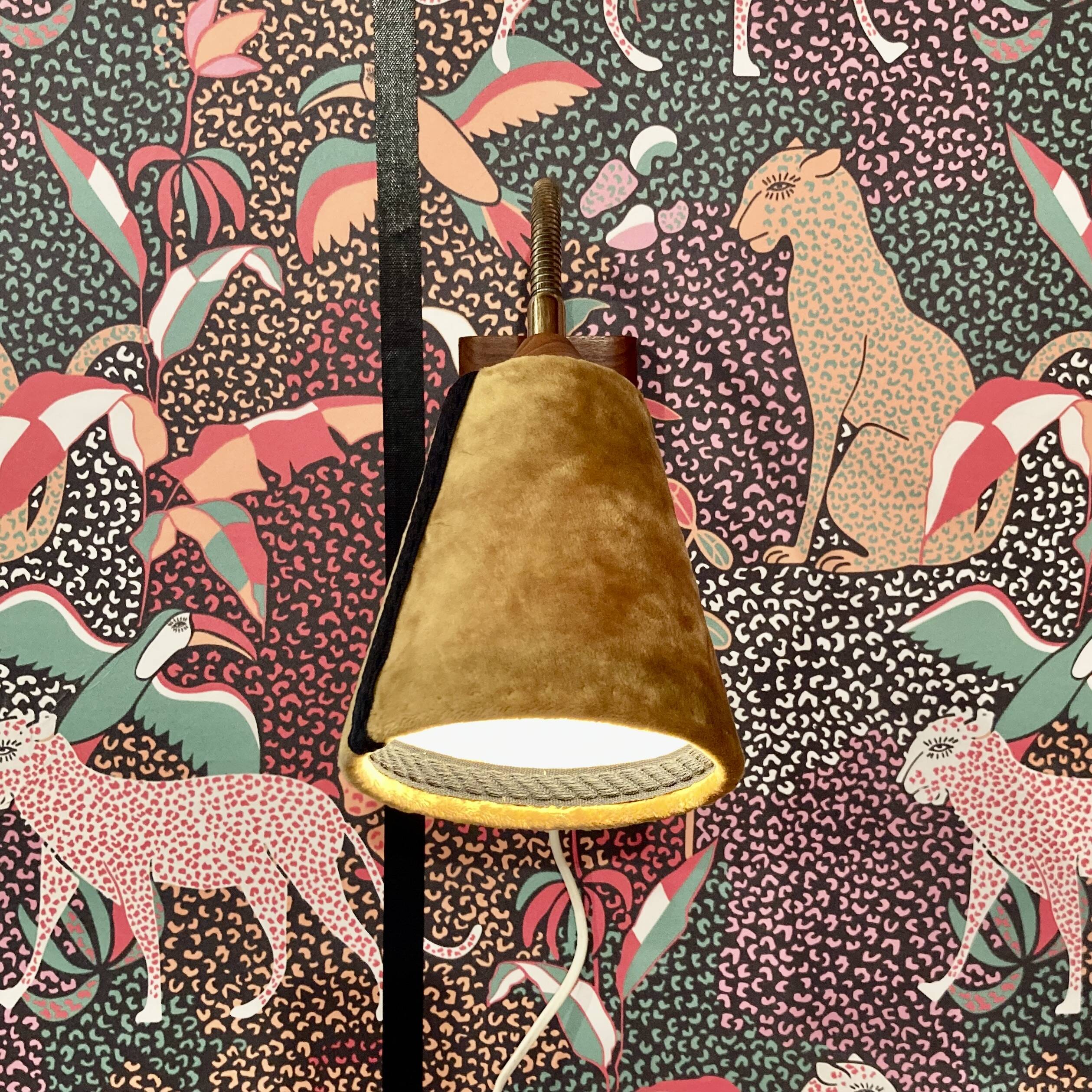 Paire d'appliques design scandinave 1950.