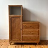 Vintage asymmetrical wardrobe